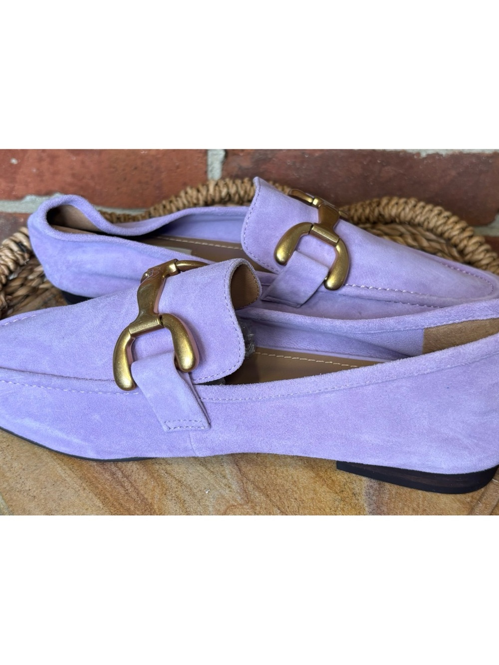 NWOT Anthropologie Bibi Lou Exclusive Zagreb Loafers in Malva Size 37 - Picture 6 of 11